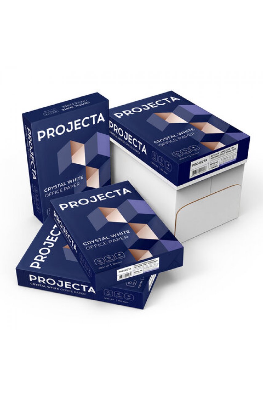 Бумага офисная А4, 80 г/м2, 500 л., марка В, PROJECTA SPECIAL, Россия Бумага офисная А4, 80 г/м2, 500 л., марка В, PROJECTA SPECIAL, Россия