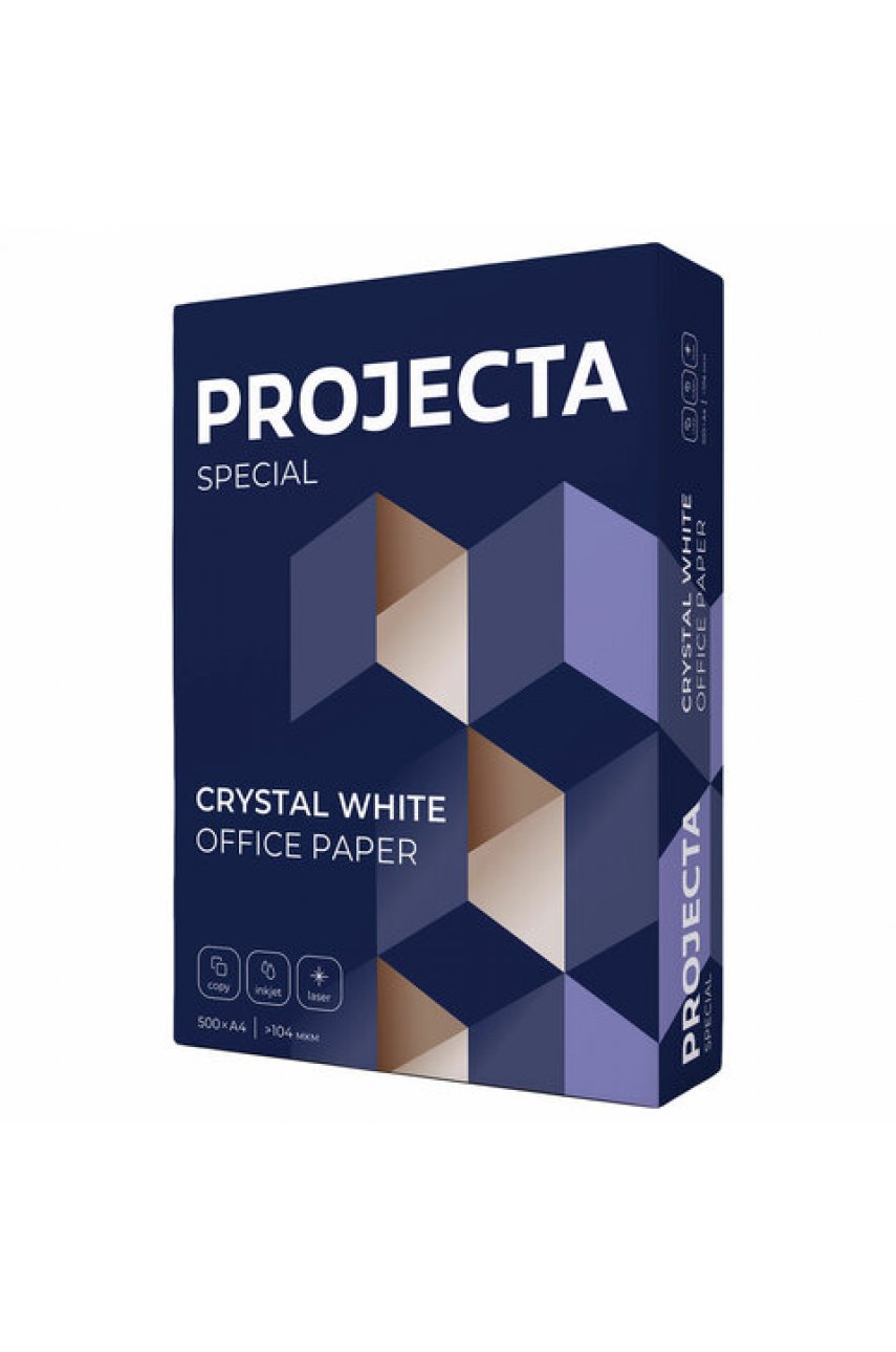 Бумага офисная А4, 80 г/м2, 500 л., марка В, PROJECTA SPECIAL, Россия Бумага офисная А4, 80 г/м2, 500 л., марка В, PROJECTA SPECIAL, Россия