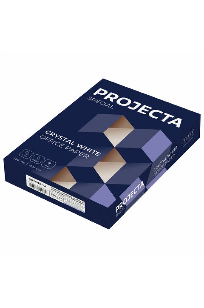Бумага офисная А4, 80 г/м2, 500 л., марка В, PROJECTA SPECIAL, Россия Бумага офисная А4, 80 г/м2, 500 л., марка В, PROJECTA SPECIAL, Россия