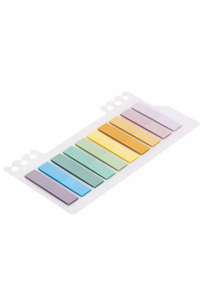 Закладки клейкие пастельные BRAUBERG PASTEL, пластиковые, 45х10 мм, 10 цветов х 20 листов Закладки клейкие пастельные BRAUBERG PASTEL, пластиковые, 45х10 мм, 10 цветов х 20 листов