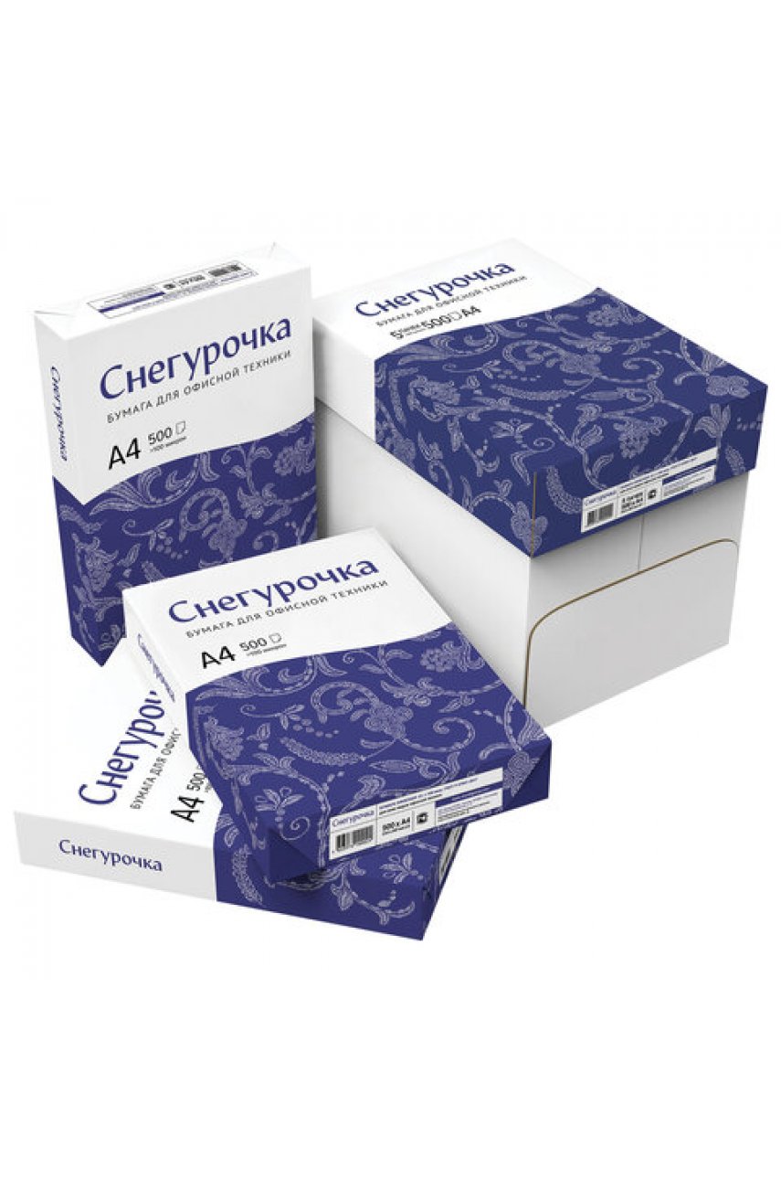 Бумага офисная А4, 80 г/м2, 500 л., марка С, СНЕГУРОЧКА, Россия Бумага офисная А4, 80 г/м2, 500 л., марка С, СНЕГУРОЧКА, Россия