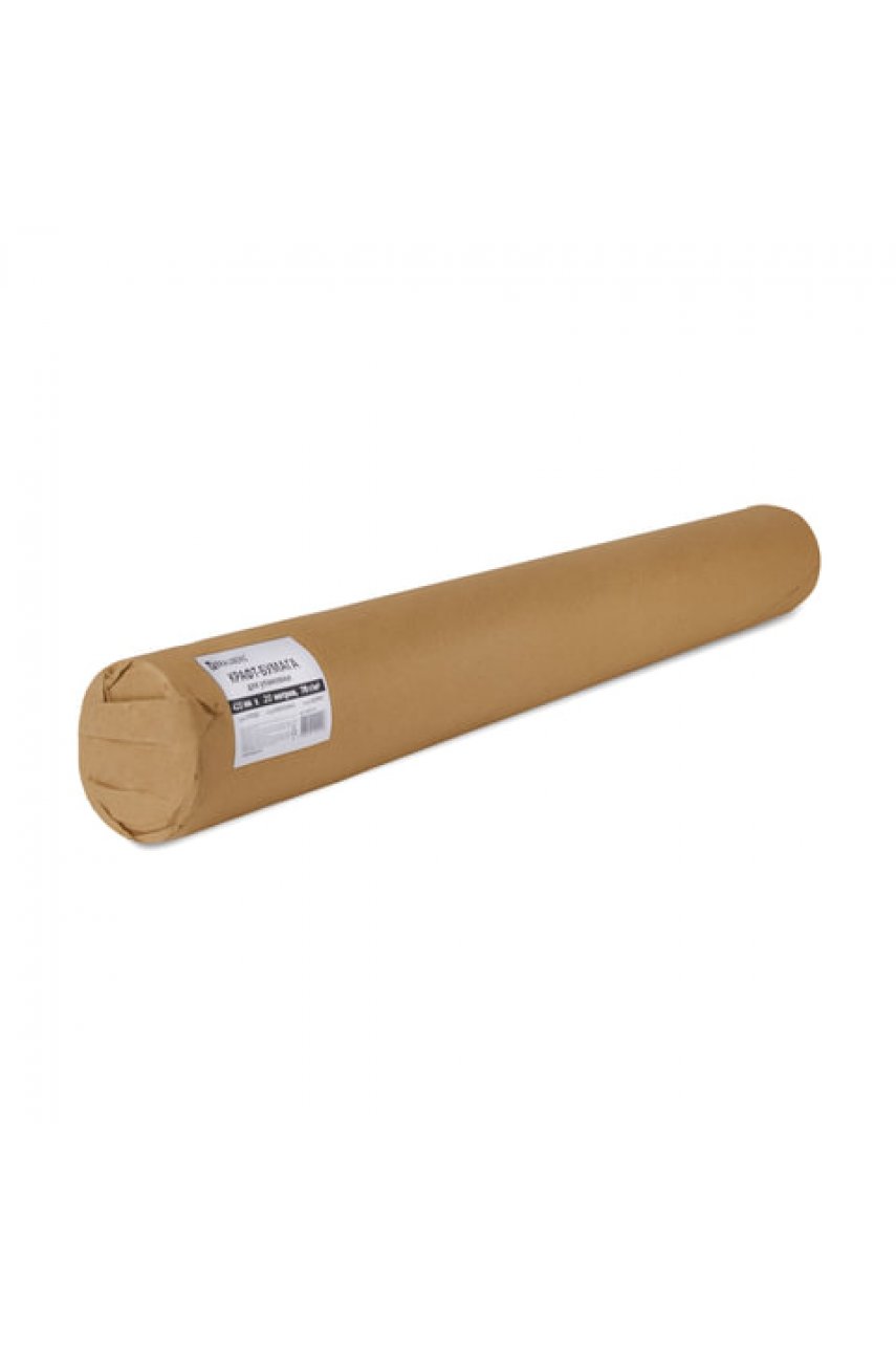 Крафт-бумага в рулоне, 420 мм x 20 м, плотность 78 г/м2, Марка А (Коммунар)