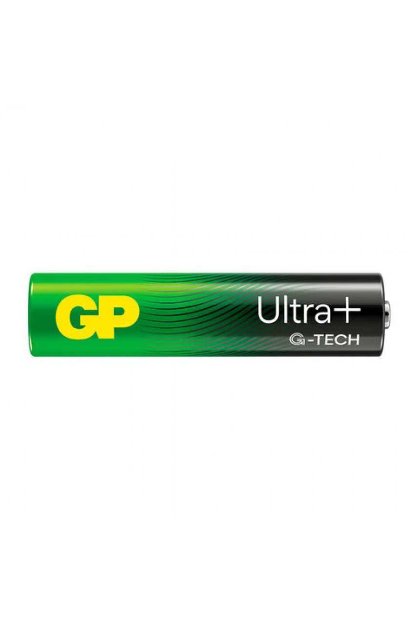 Батарейки КОМПЛЕКТ 4 шт., GP Ultra Plus G-Tech, AA (LR6), алкалиновые, пальчиковые