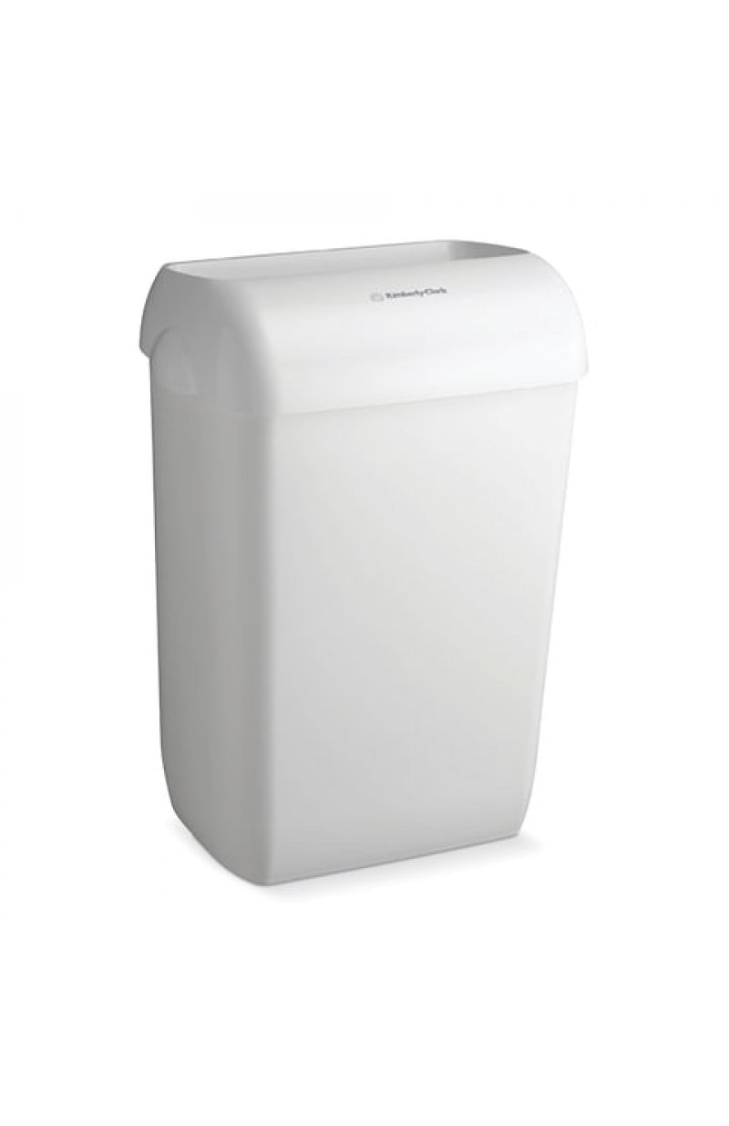 Контейнер для мусора, 43 л, KIMBERLY-CLARK Aquarius, белый, 56,9х42,2х29 см