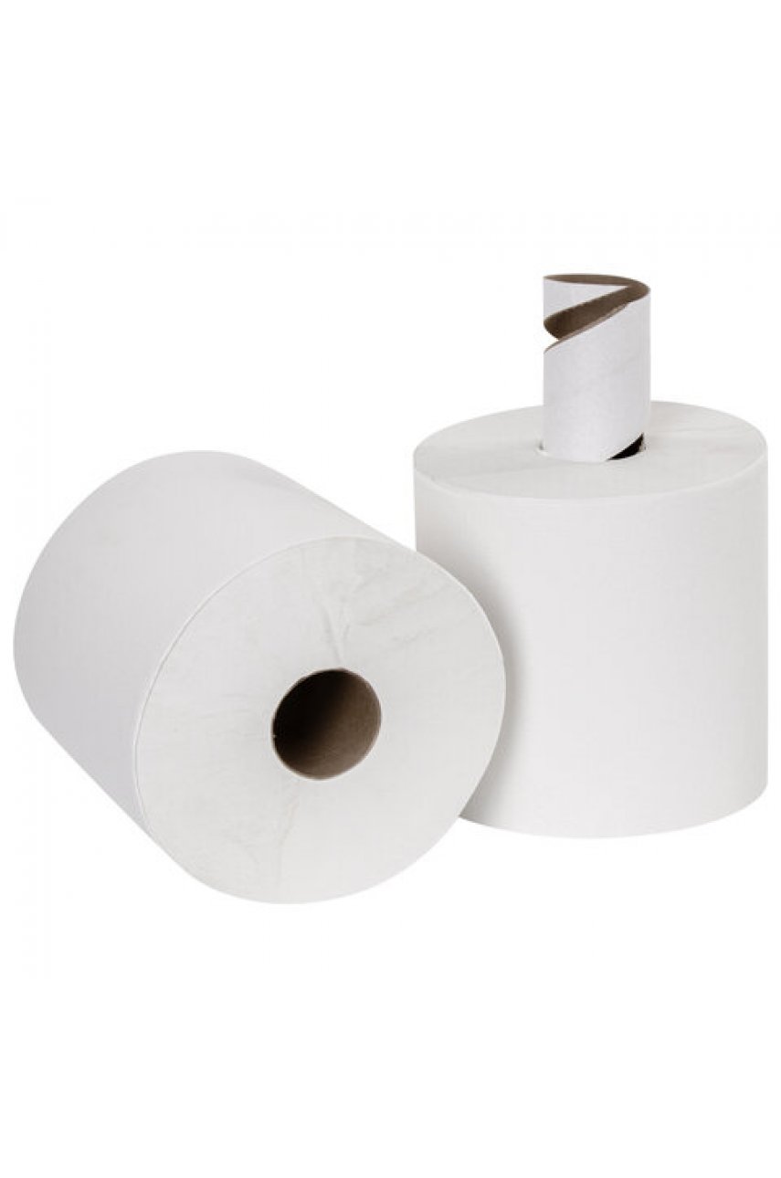 Полотенца бумажные с центральной вытяжкой 300 м (Система M2) UNIVERSAL WHITE, 1-слойные, белые, КОМПЛЕКТ 6 рулонов Полотенца бумажные с центральной вытяжкой 300 м (Система M2) UNIVERSAL WHITE, 1-слойные, белые, КОМПЛЕКТ 6 рулонов