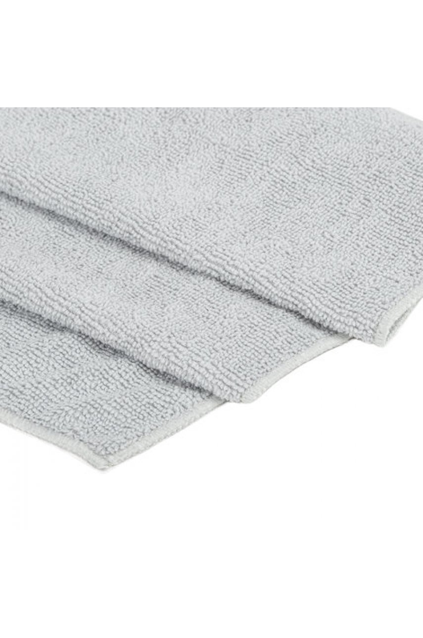 Тряпка для мытья пола из микрофибры 70х80 см "OVERLOCK GREY COLOUR", серая, 220 г/м2 HOME