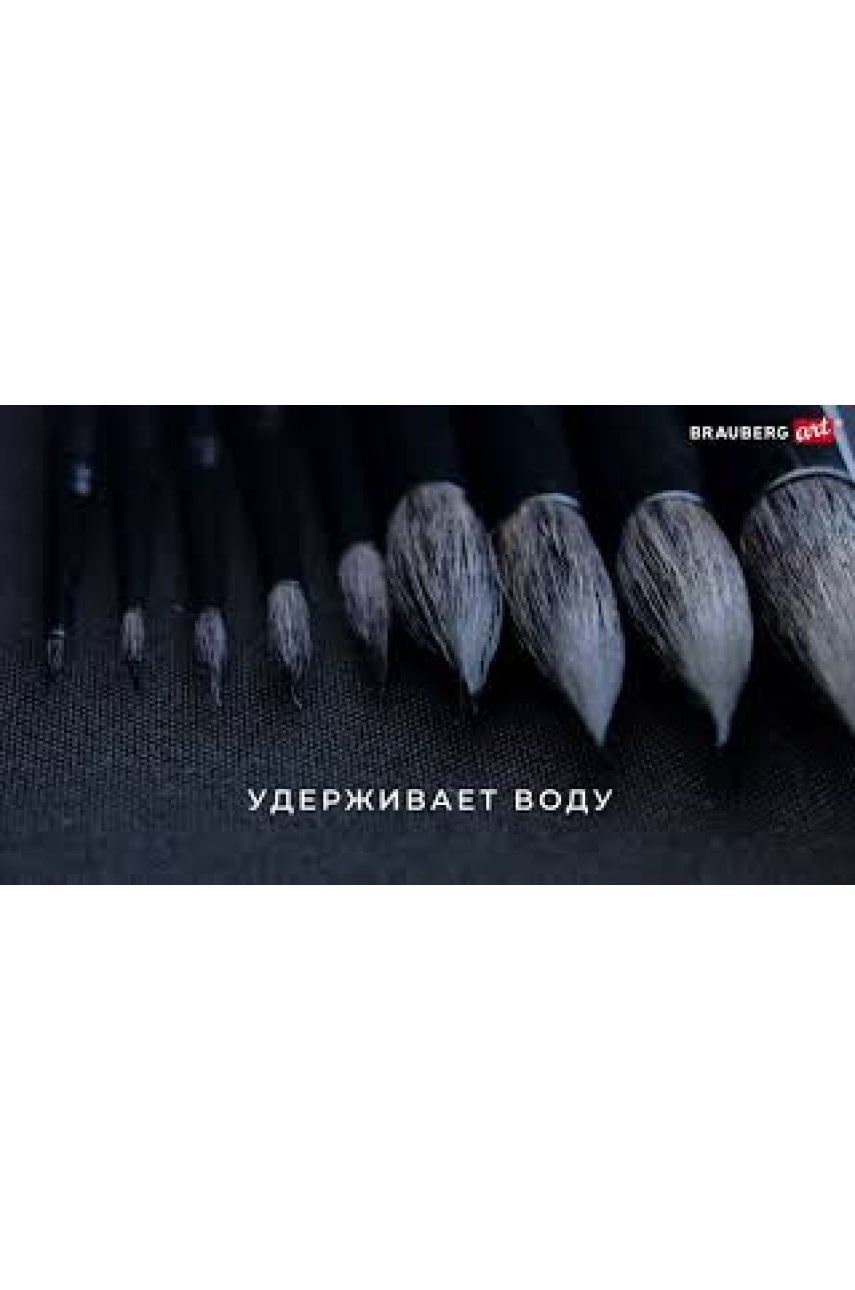 Кисть художественная проф. BRAUBERG , белка, круглая, № 8, длинная ручка Кисть художественная проф. BRAUBERG , белка, круглая, № 8, длинная ручка