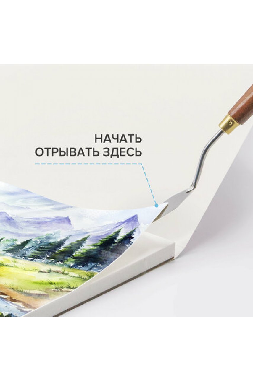 Папка для акварели/планшет, 300 г/м2, 270х390 мм, склейка, крупное зерно, 20 л. PREMIERE
