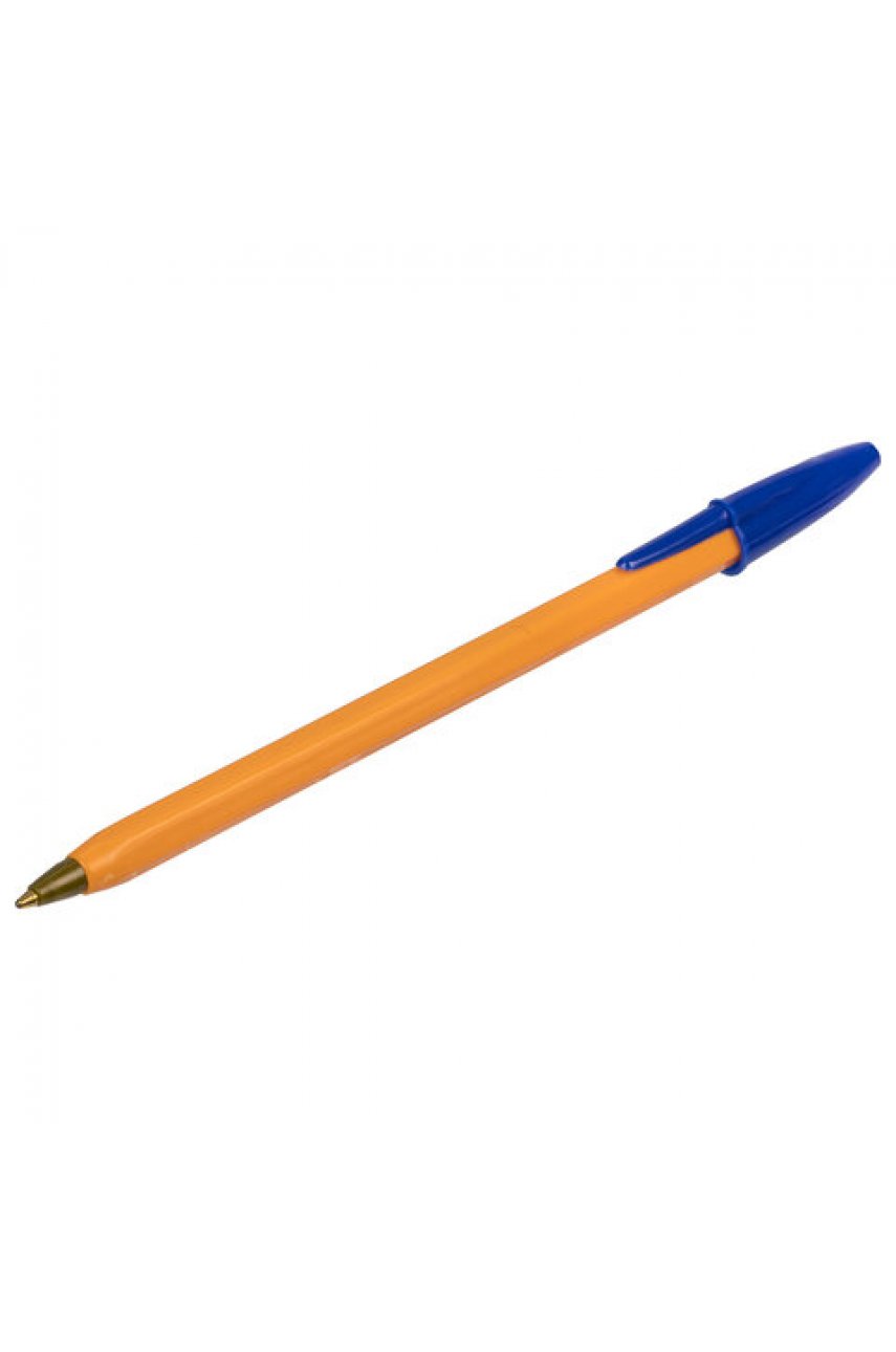 Ручка шариковая"Basic Orange BP-01", письмо 750 метров, СИНЯЯ, длина корпуса 14 см, узел 1 мм