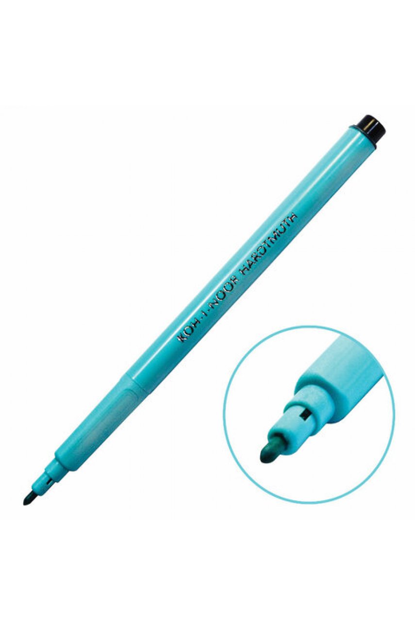 Фломастеры KOH-I-NOOR "TEENAGE" 1002, 18 цветов, смываемые, картонная упаковка, европодвес