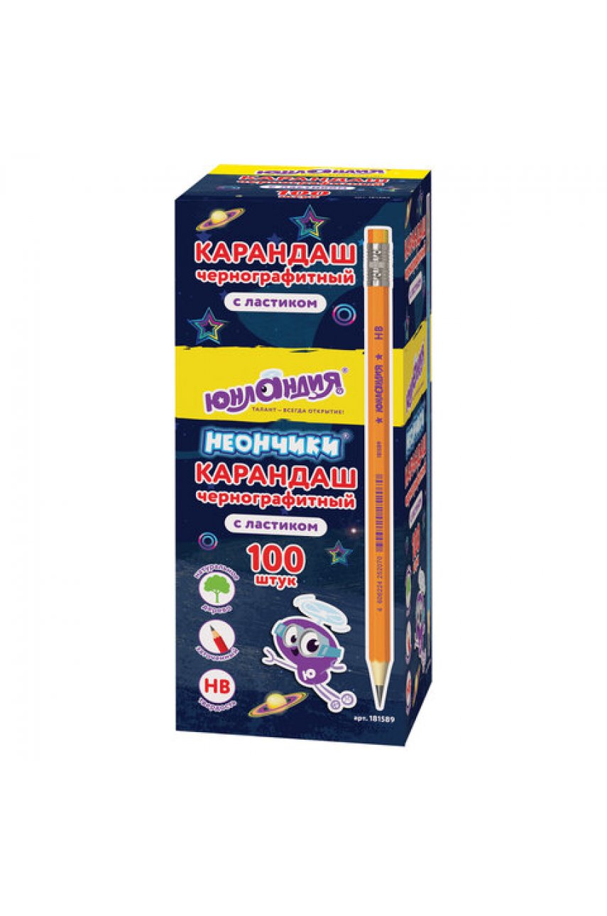 Карандаш чернографитный, 1 шт., 