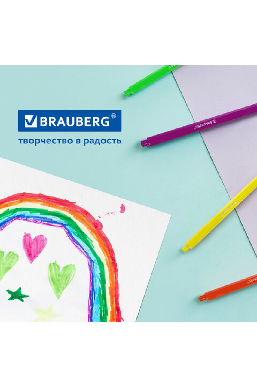 Фломастеры трехгранные 24 цвета, вентилируемый колпачок Фломастеры трехгранные 24 цвета, вентилируемый колпачок