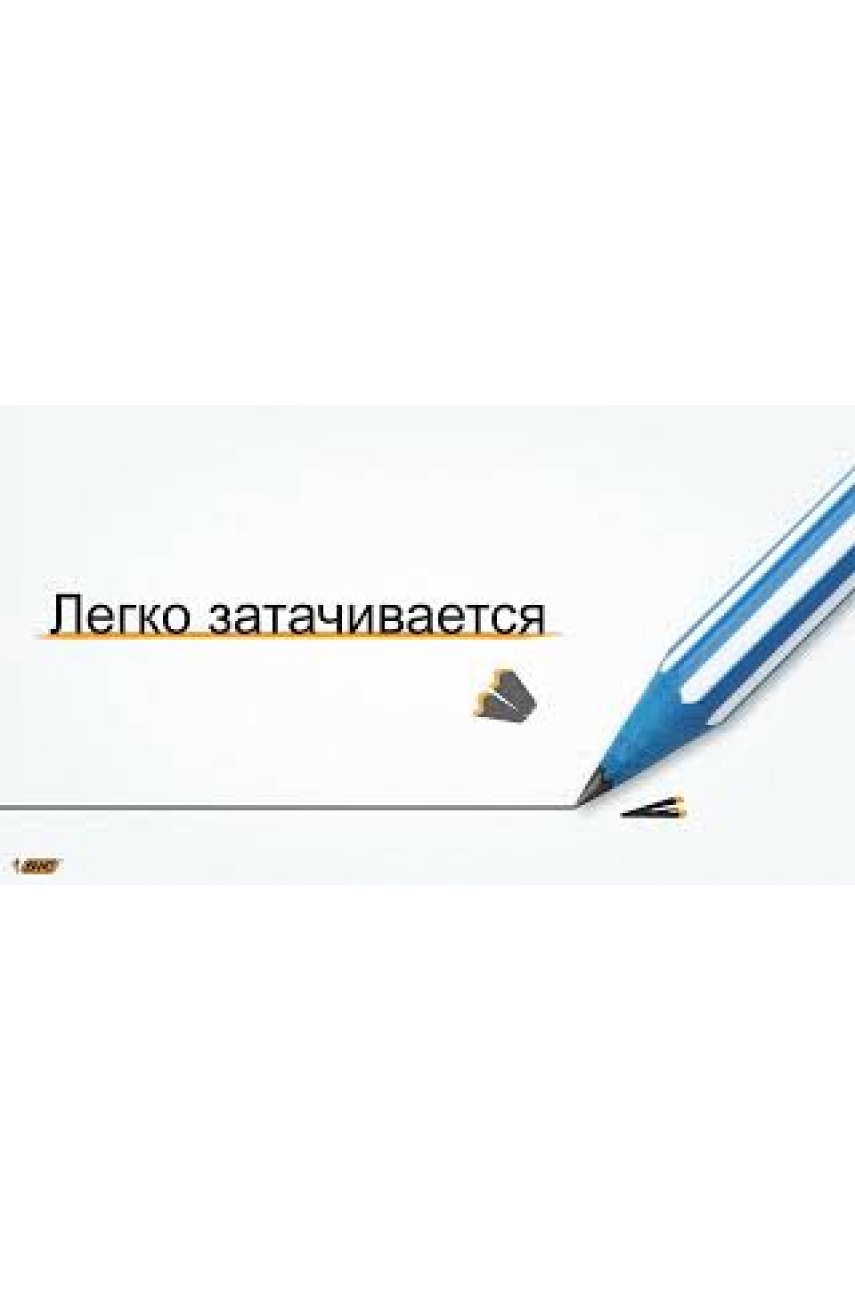 Карандаш чернографитный BIC, 1 шт., "Evolution Stripes", HB, корпус ассорти Карандаш чернографитный BIC, 1 шт., "Evolution Stripes", HB, корпус ассорти