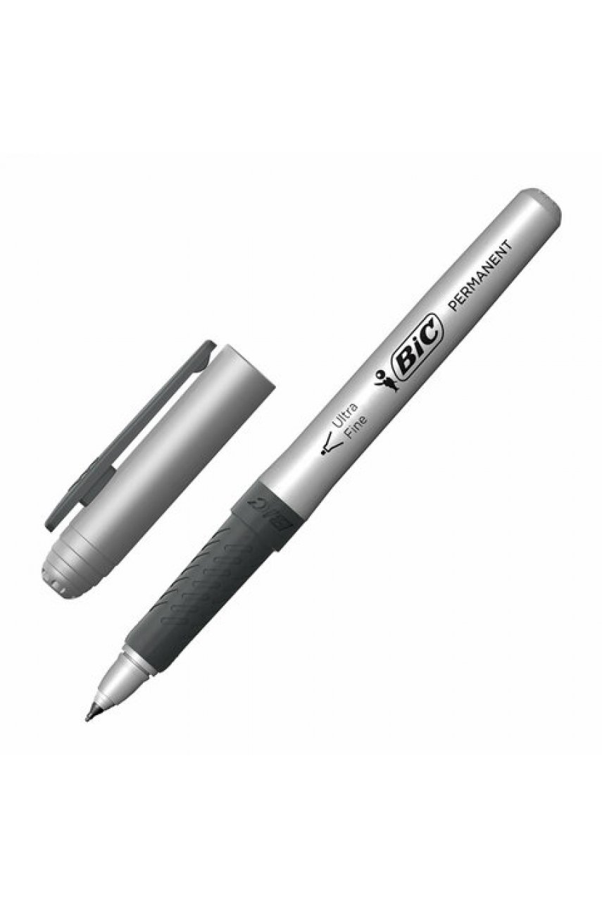 Маркер перманентный BIC "Intensity Ultra Fine", ЧЕРНЫЙ, тонкий наконечник 0,8 мм