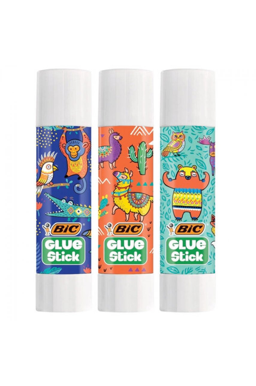 Клей-карандаш BIC "ECOlutions", 8 г, обесцвечивающийся после высыхания