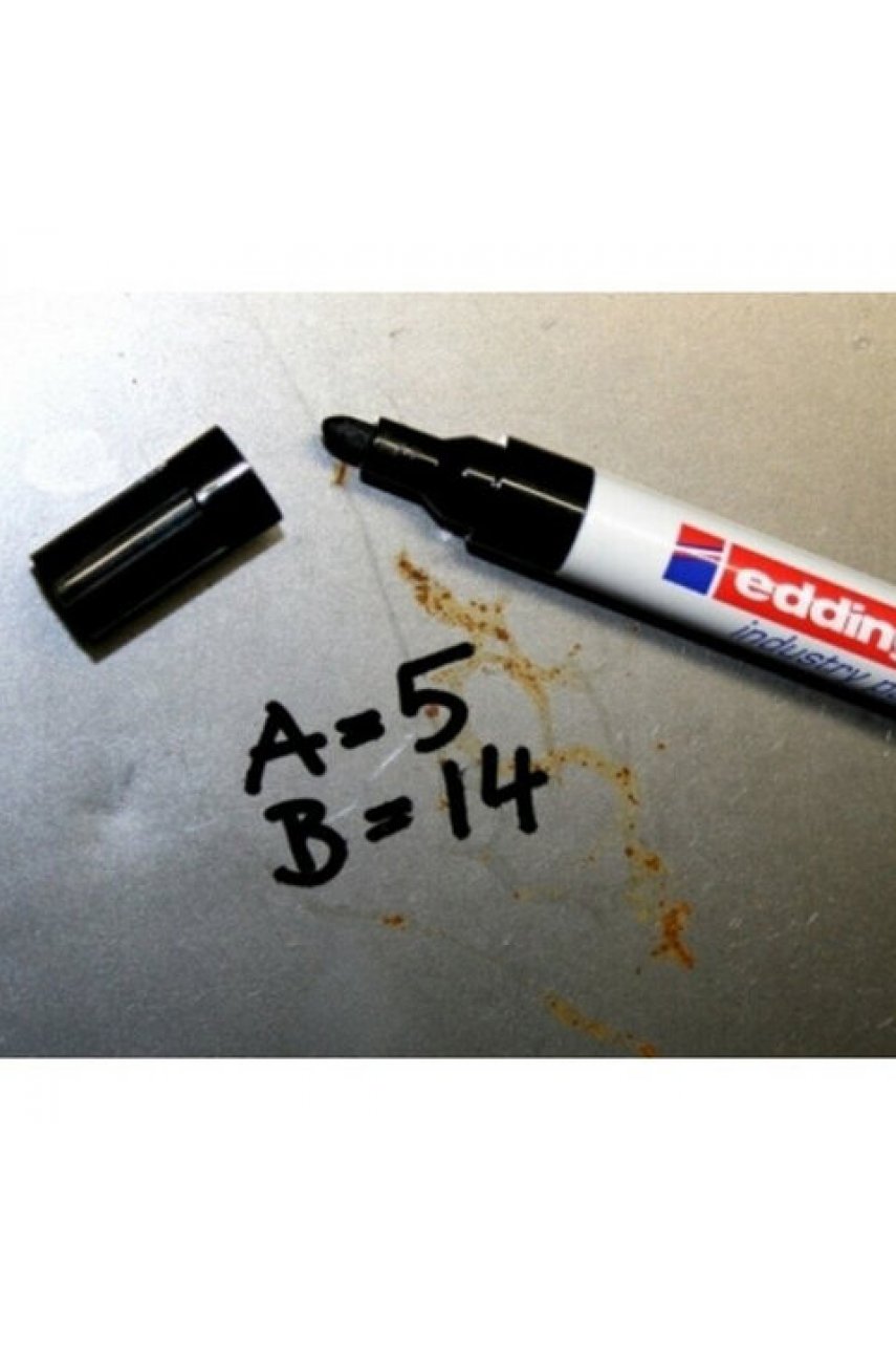 Маркер-краска лаковый (paint marker) EDDING 8750, ЧЕРНЫЙ, 2-4 мм, круглый наконечник, алюминиевый корпус Маркер-краска лаковый (paint marker) EDDING 8750, ЧЕРНЫЙ, 2-4 мм, круглый наконечник, алюминиевый корпус