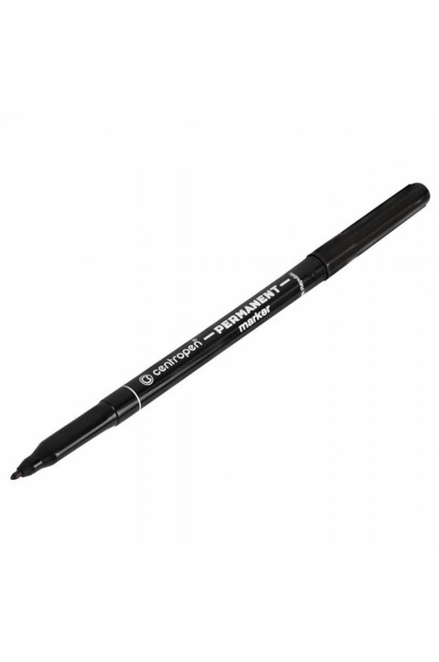 Маркер перманентный CENTROPEN 2536, ЧЕРНЫЙ, тонкий наконечник, 1 мм, трехгранная зона захвата Маркер перманентный CENTROPEN 2536, ЧЕРНЫЙ, тонкий наконечник, 1 мм, трехгранная зона захвата