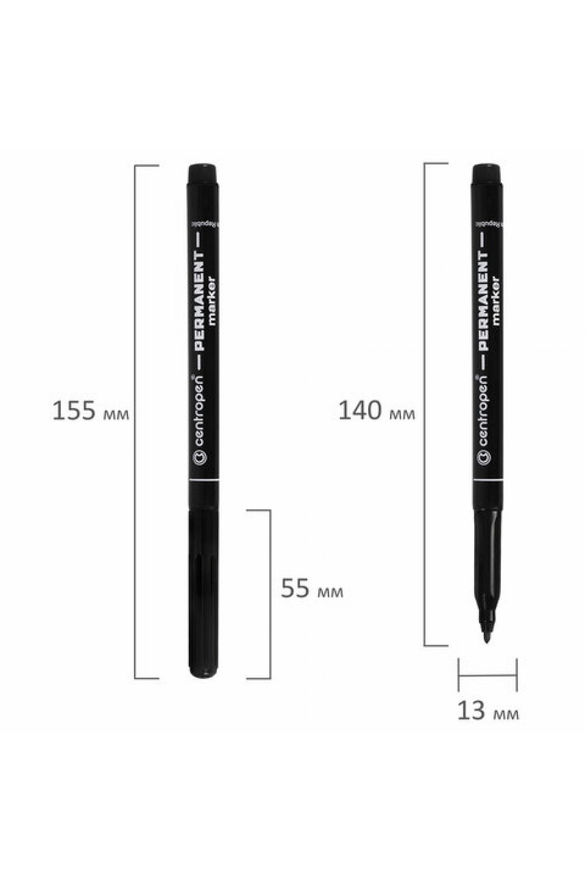 Маркер перманентный CENTROPEN 2536, ЧЕРНЫЙ, тонкий наконечник, 1 мм, трехгранная зона захвата Маркер перманентный CENTROPEN 2536, ЧЕРНЫЙ, тонкий наконечник, 1 мм, трехгранная зона захвата