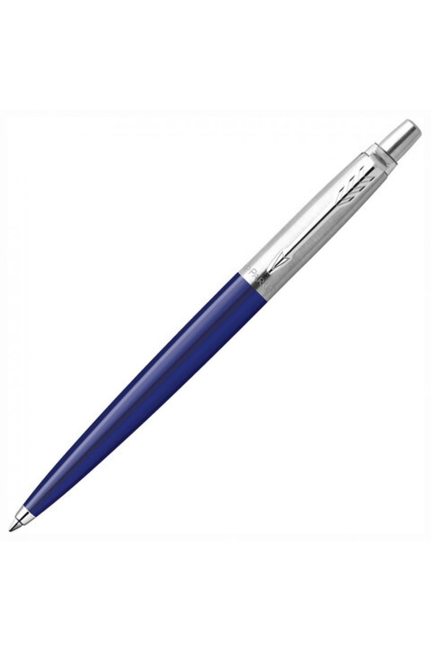 Ручка шариковая PARKER "Jotter Orig Blue", корпус синий, детали нержавеющая сталь, синяя