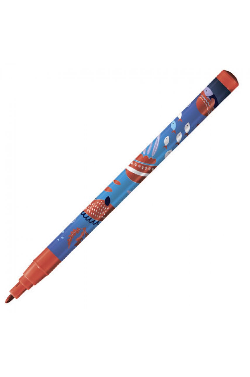 Фломастеры MAPED COLOR'PEPS "Ocean Life", 24 цвета, смываемые, вентилируемый колпачок