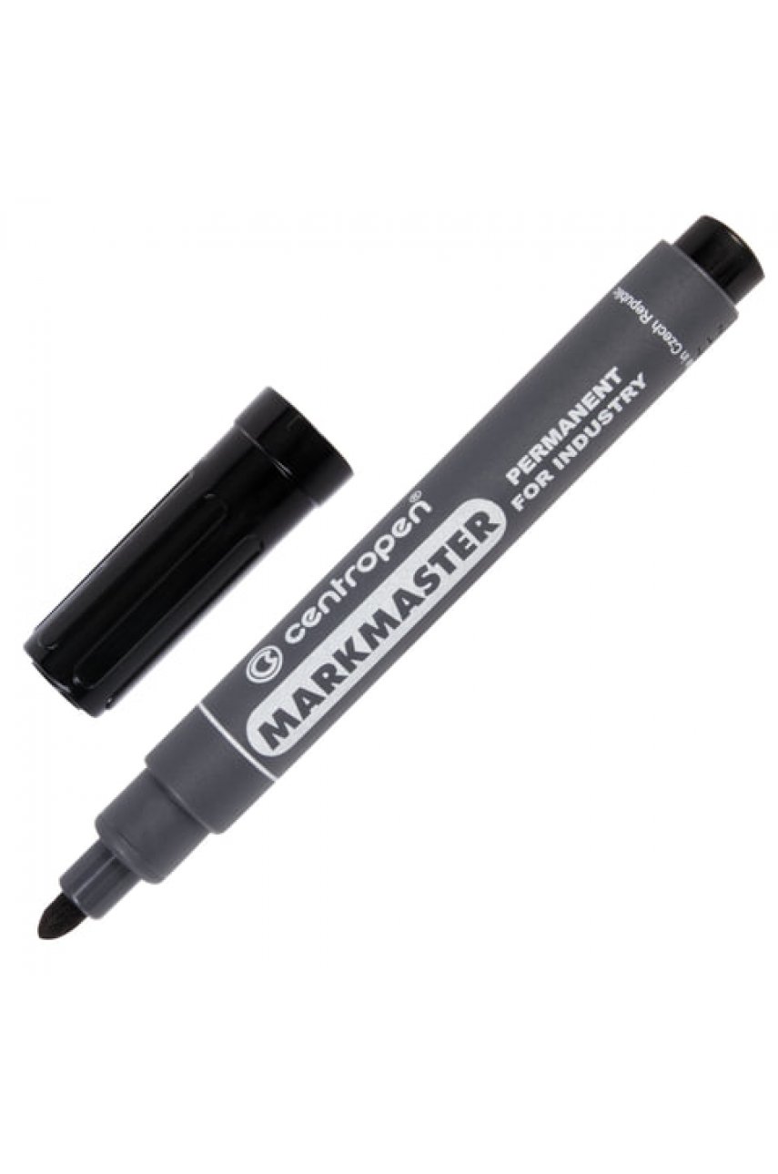 Маркер перманентный для промышленной маркировки ЧЕРНЫЙ CENTROPEN "Marksmaster", 2,5 мм, 8599