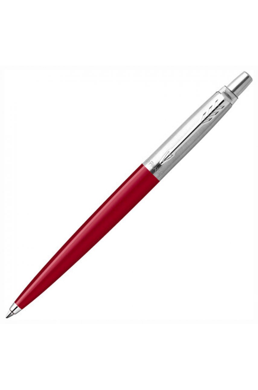 Ручка шариковая PARKER "Jotter Orig Red", корпус красный, детали нержавеющая сталь, синяя