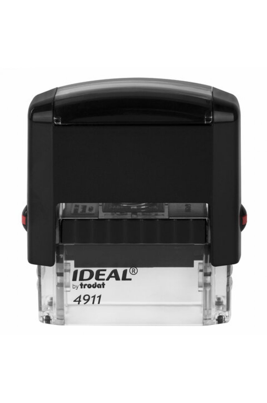 Штамп стандартный "ВХОД №", оттиск 38 х 14 мм, синий, TRODAT IDEAL 4911 DB - 1.22
