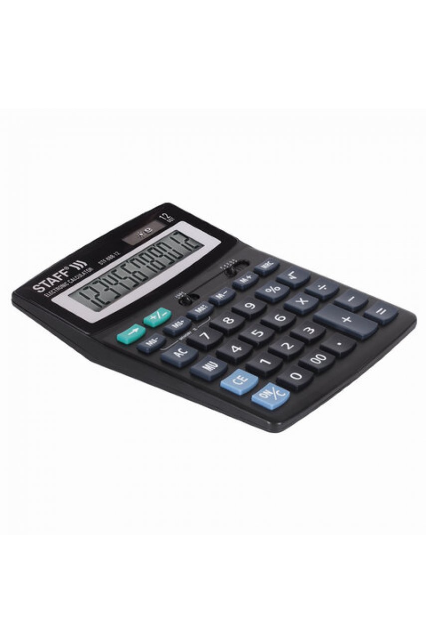 Калькулятор настольныйSTF-888-12 (200х150 мм), 12 разрядов, двойное питание