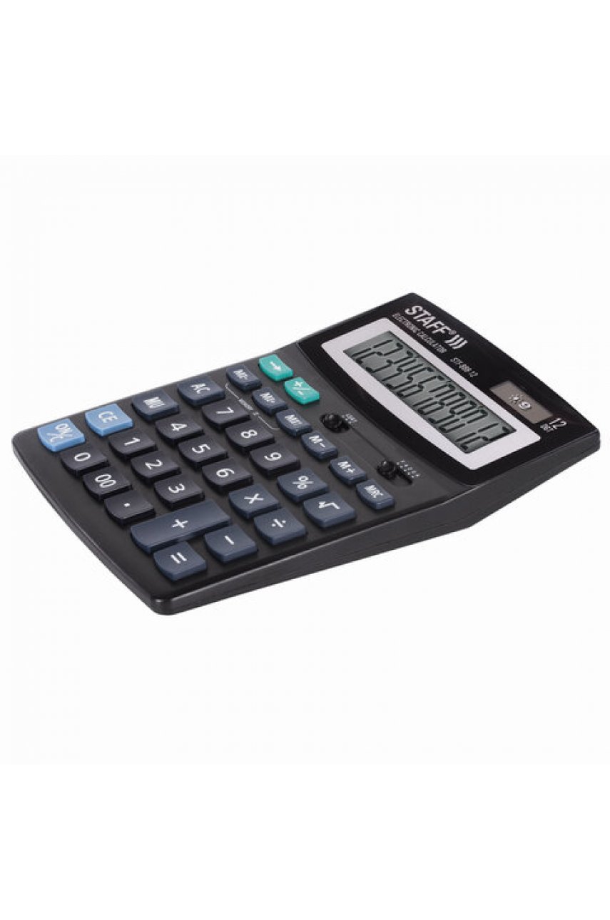 Калькулятор настольныйSTF-888-12 (200х150 мм), 12 разрядов, двойное питание Калькулятор настольныйSTF-888-12 (200х150 мм), 12 разрядов, двойное питание
