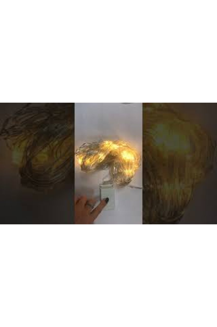 Электрогирлянда-сеть комнатная 1,5х1 м, 120 LED, теплый белый, 220 V, контроллер Электрогирлянда-сеть комнатная 1,5х1 м, 120 LED, теплый белый, 220 V, контроллер