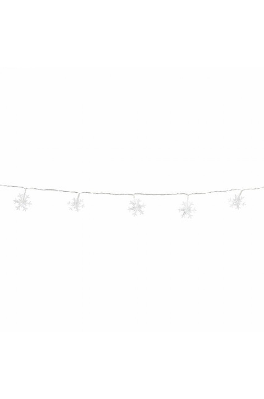 Электрогирлянда-нить комнатная "Снежинки" 10 м, 80 LED, теплый белый, USB Электрогирлянда-нить комнатная "Снежинки" 10 м, 80 LED, теплый белый, USB