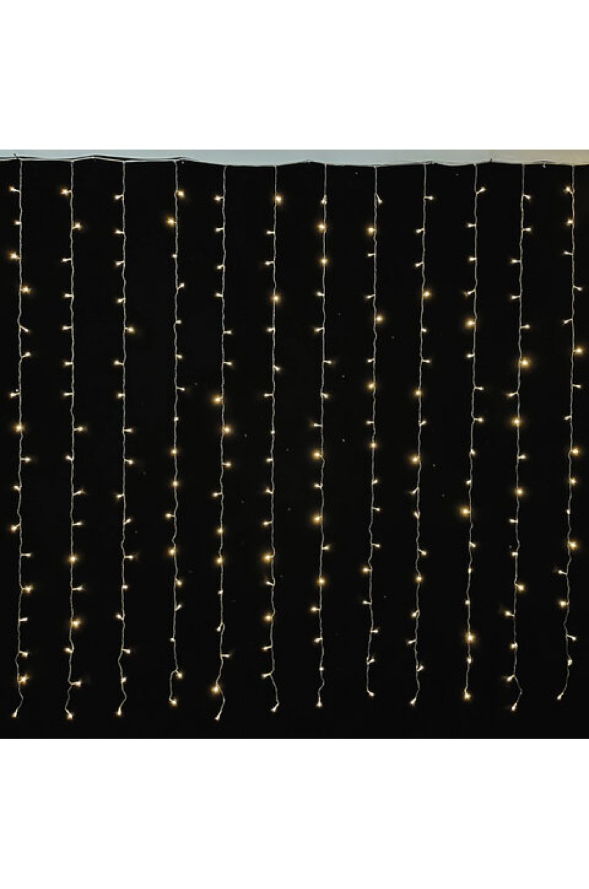 Электрогирлянда-занавес комнатная "Штора" 3х2 м, 306 LED, теплый белый, 220 V Электрогирлянда-занавес комнатная "Штора" 3х2 м, 306 LED, теплый белый, 220 V