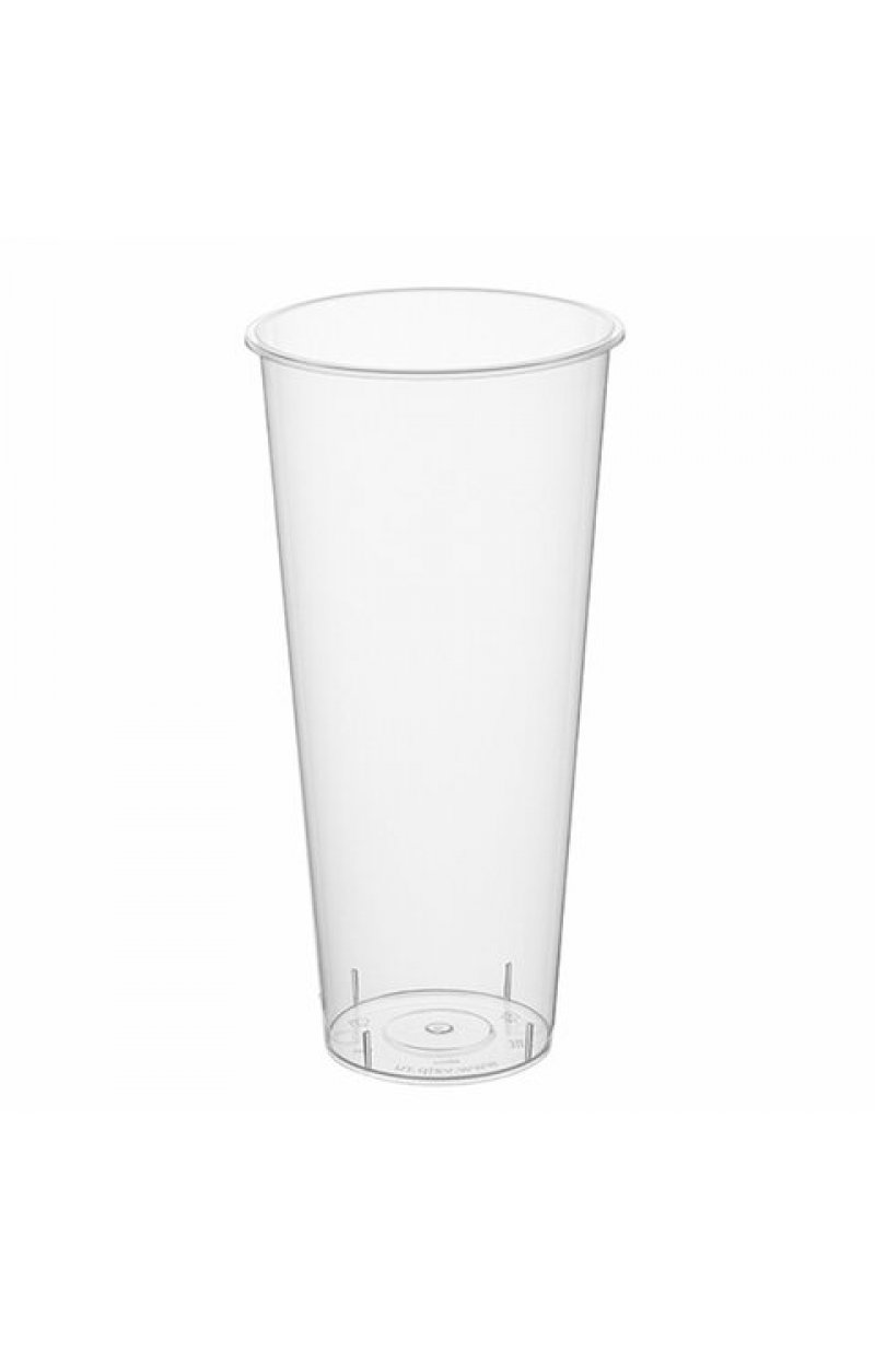 Стакан одноразовый пластиковый, прозрачный, сверхплотный, 650 мл, "Bubble Cup", ВЗЛП