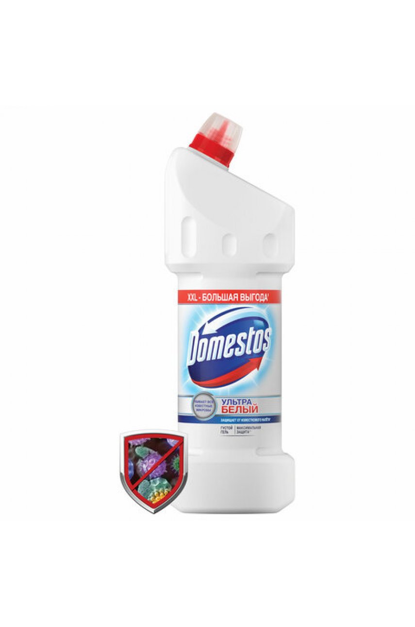 Средство для уборки туалета 1,5 л, DOMESTOS (Доместос) "Эксперт сила 7", "Ультра Белый"