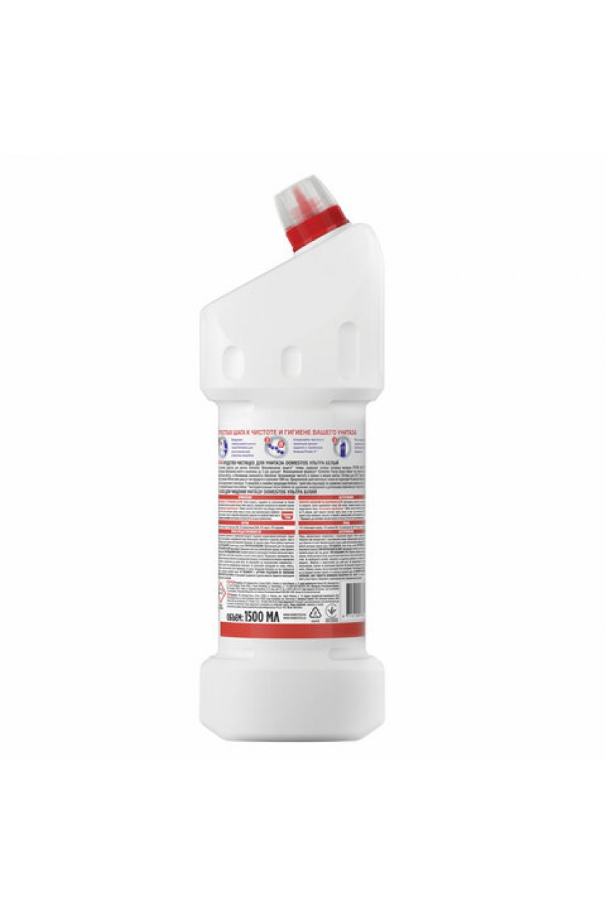 Средство для уборки туалета 1,5 л, DOMESTOS (Доместос) "Эксперт сила 7", "Ультра Белый"