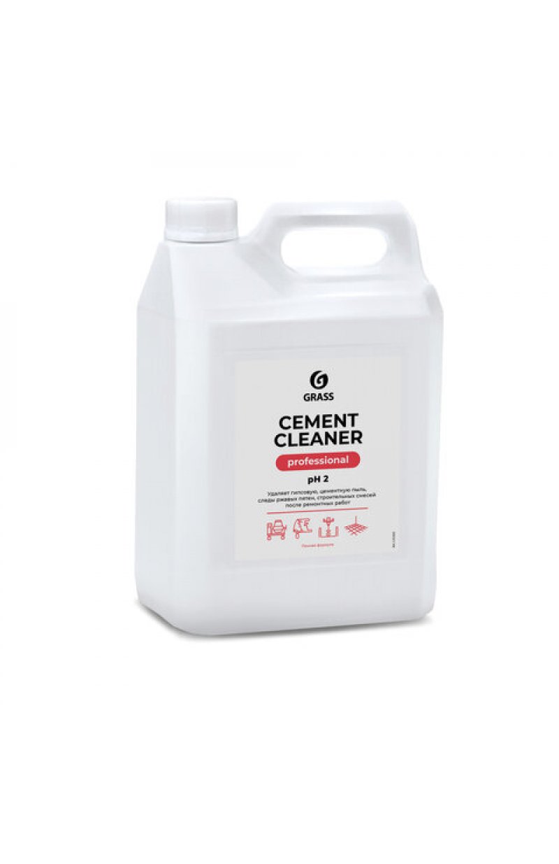 Средство для уборки после строительства 5,5 кг GRASS CEMENT CLEANER, кислотное, концентрат