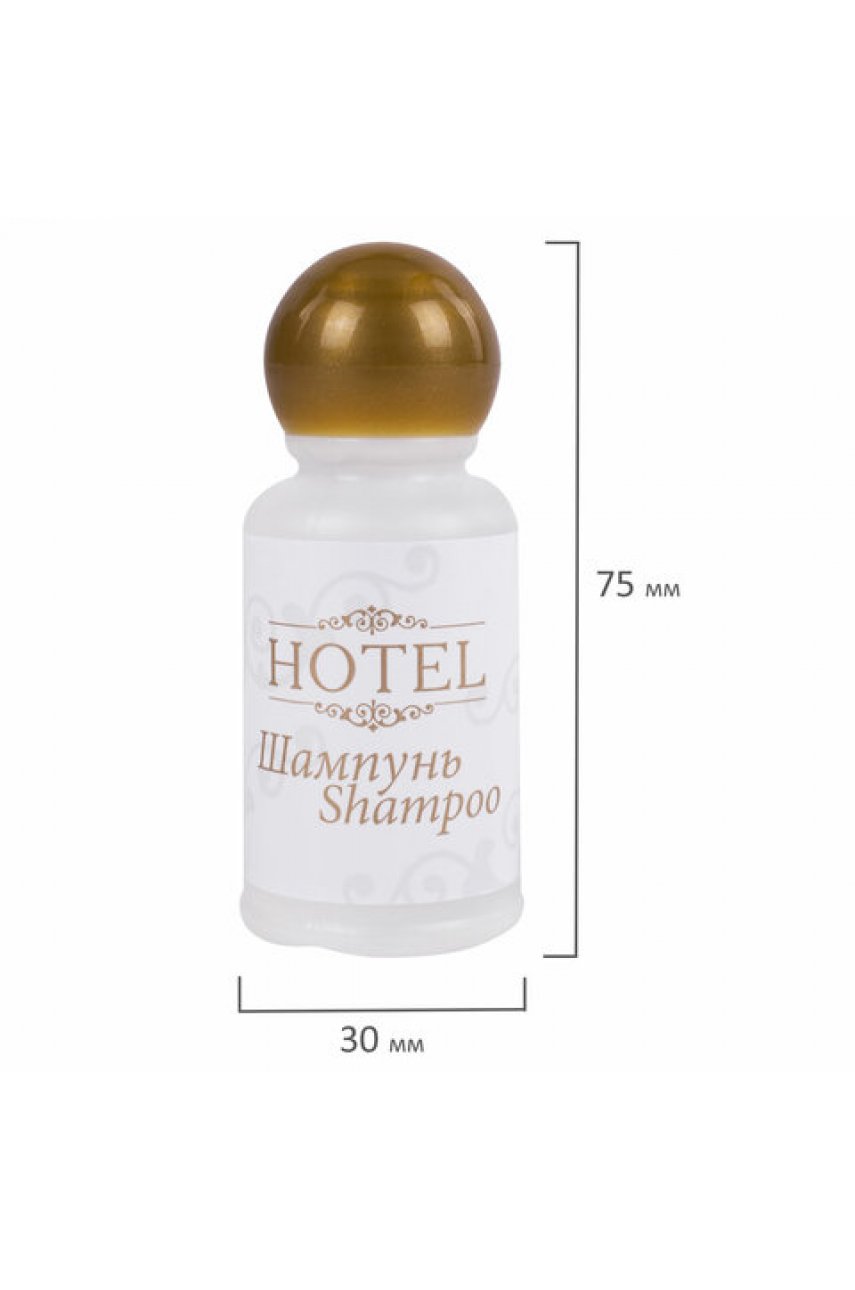 Шампунь одноразовый 35 мл, КОМПЛЕКТ 200 шт., HOTEL, флакон