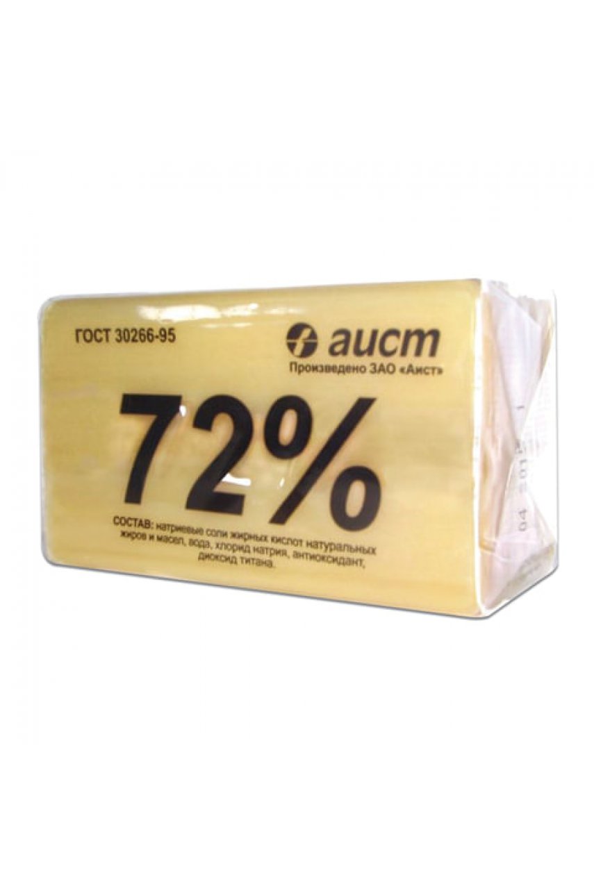 Мыло хозяйственное 72%, 200 г, (Аист) "Классическое", в упаковке