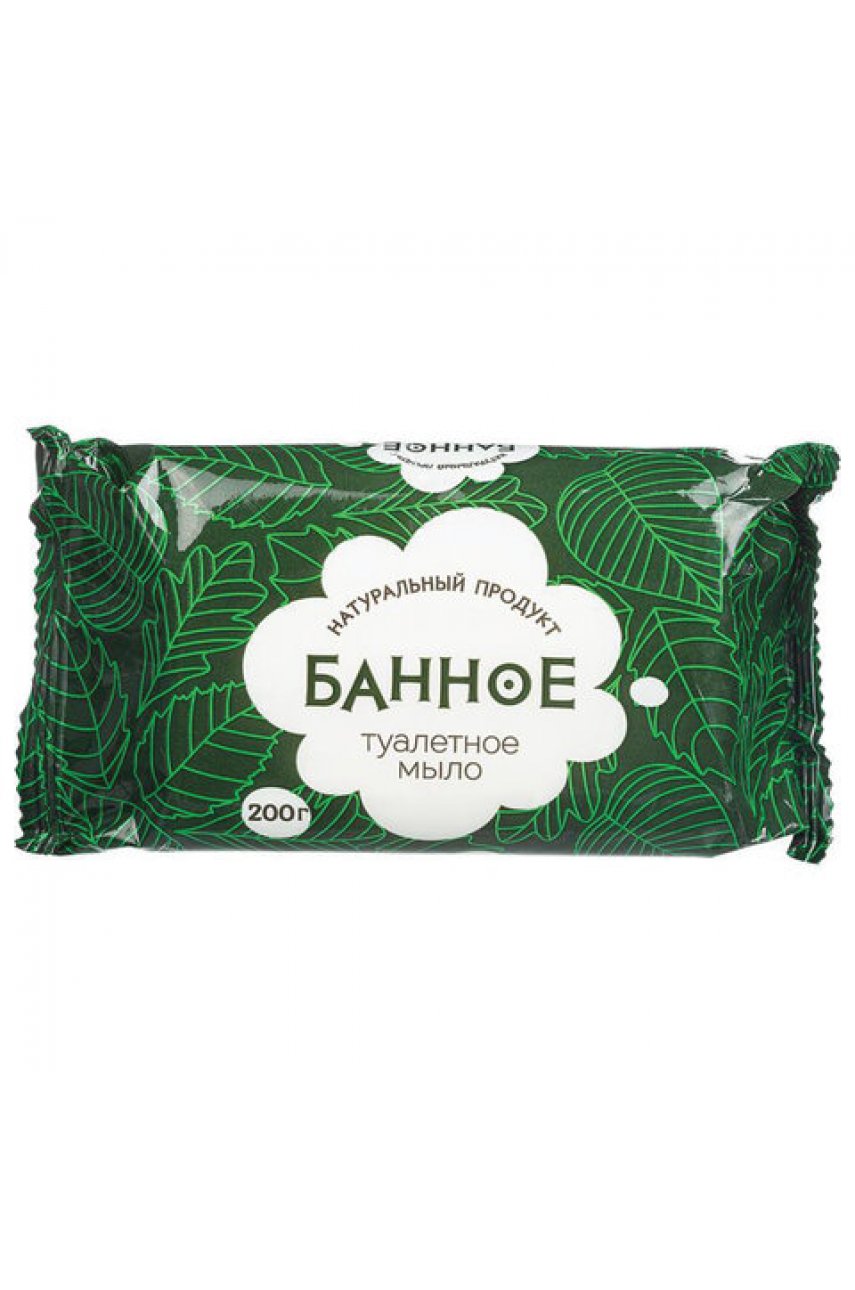 Мыло туалетное 200 г, "Банное" АГРОПРОМ-ЮГ, натуральное