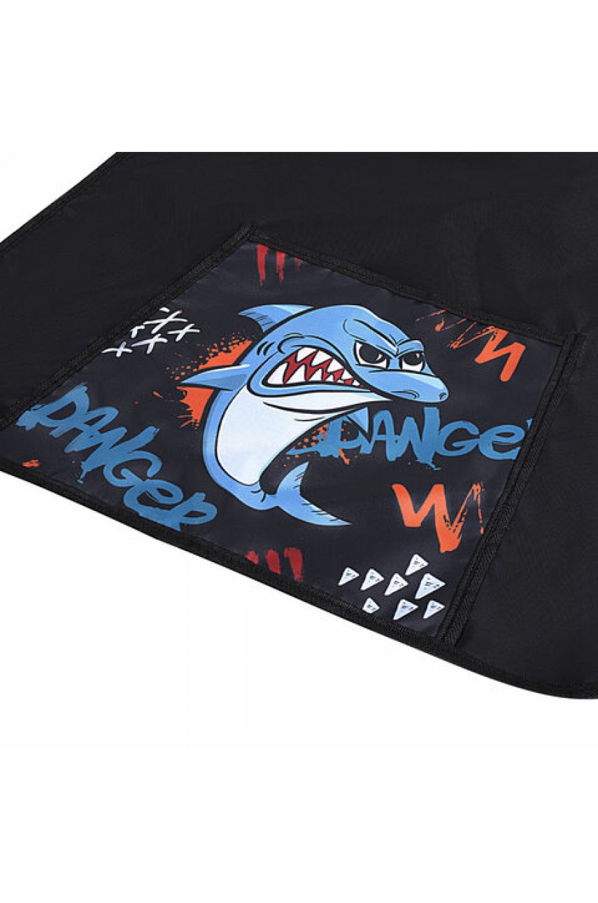 Накидка фартук с нарукавниками для труда, 1 карман, 46х54 см, "Angry shark" Накидка фартук с нарукавниками для труда, 1 карман, 46х54 см, "Angry shark"