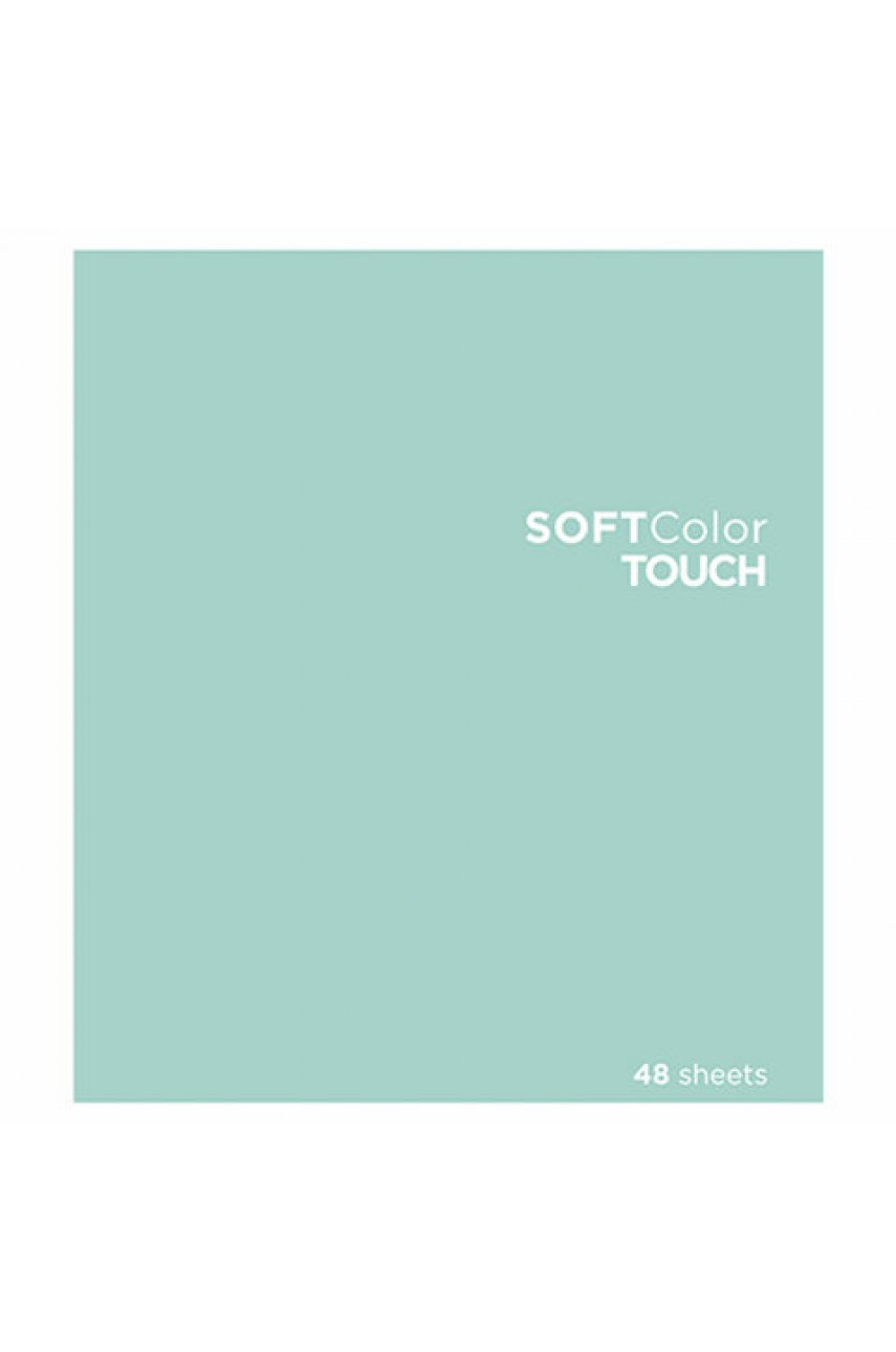 Тетрадь А5 48 л., ПЗБМ, скоба, клетка, Soft Touch, брайль 3D, "СофтКолорТач", микс в спайке Тетрадь А5 48 л., ПЗБМ, скоба, клетка, Soft Touch, брайль 3D, "СофтКолорТач", микс в спайке