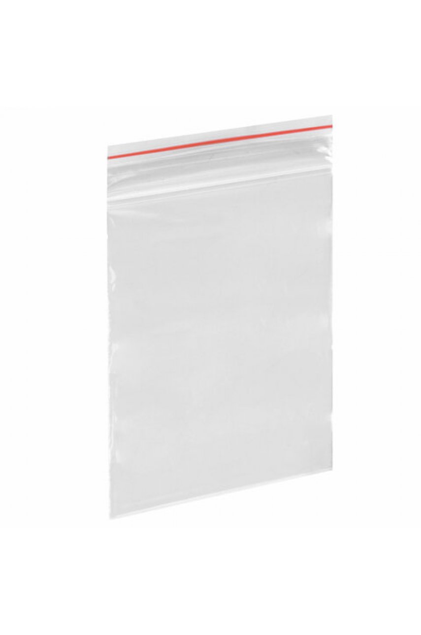Пакеты с замком ZIP-LOCK "зиплок", комплект 100 шт., 6х8 см, ПВД, толщина 32 мкм